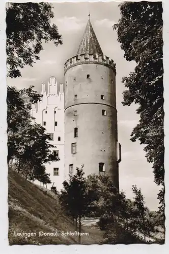 8882 LAUINGEN, Schloßturm, 1965