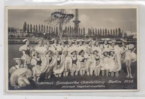 1000 BERLIN, Ereignis, Internationale Handwerks - Ausstellung 1938, Wiener Wäschermadeln