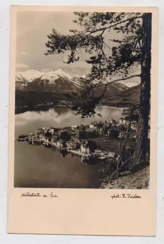 A 9872 MILLSTATT, Blick auf Ort und See, 1939