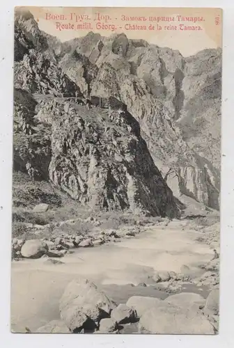 GEORGIEN / GEORGIA, Chateau de la reine Tamara, 1910