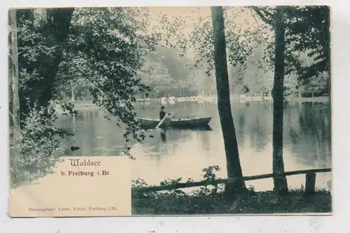 7800 FREIBURG, Waldsee, Verlag Fuchs, ca. 1905