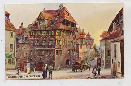 8500 NÜRNBERG, Albrecht Dürerhaus, Künstler - Karte Charles Flower, TUCK - Oilette