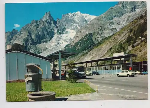 I 11013 COURMAYEUR, L'Entree du Tunnel du Mont Blanc, Douane