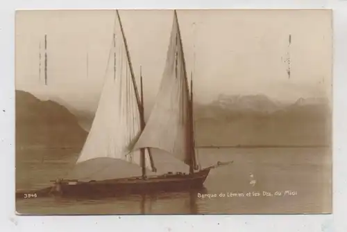 CH 1200 GENEVE / GENF GE, Barque du Leman, 1923