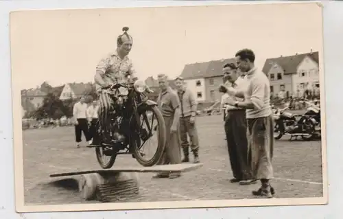 MOTORRAD - Geschicklichkeitsturnier, Photo - AK