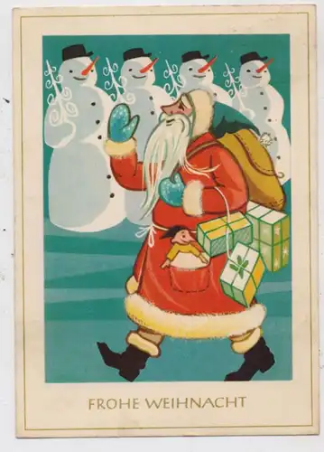 WEIHNACHTEN / CHRISTMAS, Nikolaus & Schneemänner / Santa & Snowmen
