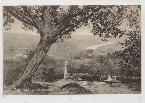 5500 TRIER, Partie links der Mosel, 1911