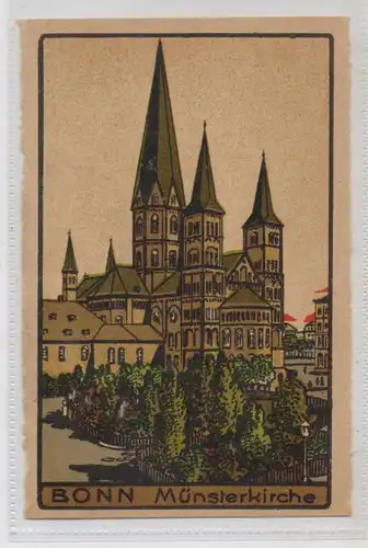 5300 BONN, Münsterkirche, Steindruck