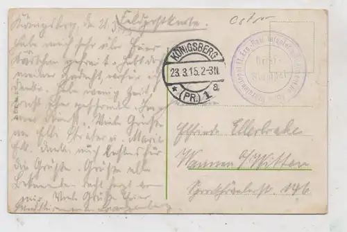 OSTPREUSSEN - KÖNIGSBERG / KALININGRAD, Dom, 1915, deutsche Feldpost