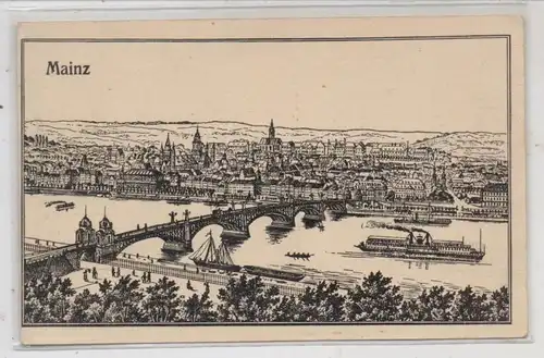 6500 MAINZ, Historische Ansicht um 1890