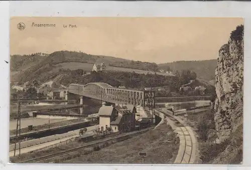 B 5500 DINANT - ANSEREMME, Le Pont, Eisenbahnbrücke