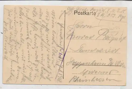 F 02380 COUCY - LE- CHATEAU, Laon - Tor von aussen, 1918, deutsche Feldpost