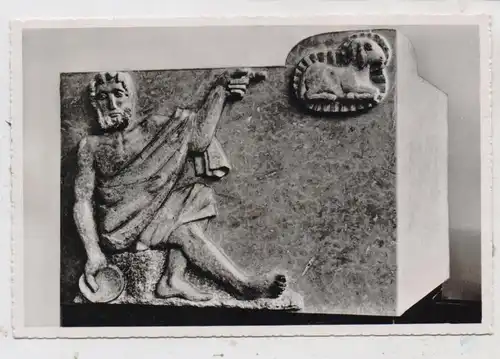 CH 6000 LUZERN LU, St. Josefskirche, Kanzelplastik, rücks. kl. Klebereste