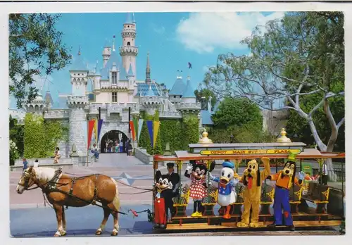 DISNEY - DISNEYLAND, Horse drawn Streetcar