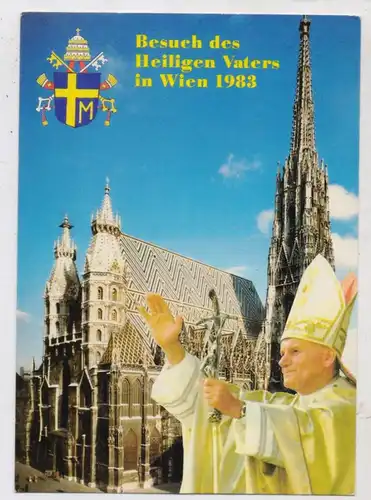 RELIGION - PÄPSTE, Johannes Paul II. Wien 1983