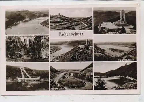 4600 DORTMUND - HOHENSYBURG, 9 Ansichten, 1949, AK nach Österreich - Zensur