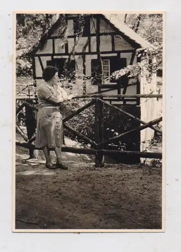 5064 RÖSRATH, Forsbacher Mühle, Kleinphoto 6,8 x 9,7 cm, 1954