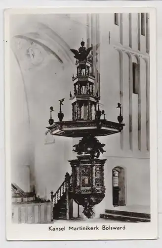 FRIESLAND - BOLSWARD, Martinskerk, Kansel