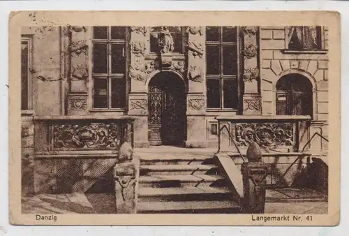 DANZIG - Langemarkt 41, 1926