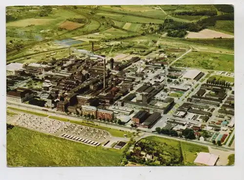 6100 DARMSTADT, Merck Werksanlagen, Luftaufnahme 1962