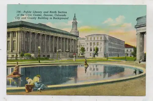 USA - COLORADO - DENVER, Public Library & Civic Center