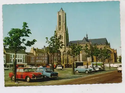GELDERLAND - ARNHEM, Markt, Grote Toren, VOLKSWAGEN 1500, RENAULT