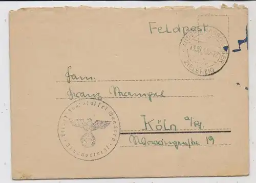 NEUMARK - ZIELENZIG / SULECIN, Feldpost 2.WK Lager Wandern, 1940, San-Bereich, Brief mit Text
