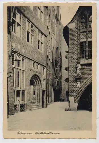 2800 BREMEN, Böttcherstrasse, 1935