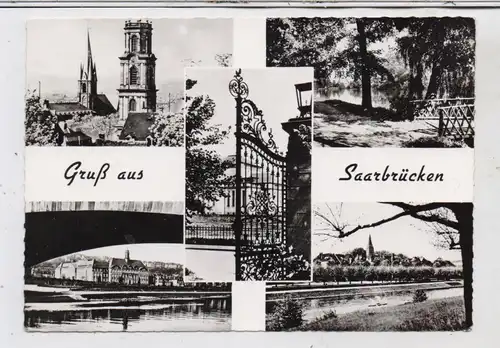 6600 SAARBRÜCKEN, Gruss aus... Mehrbild-AK, Verlag Vockenberg - Dudweiler