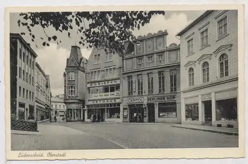 5880 LÜDENSCHEID, Oberstadt, CAPITOL - Kino, "BERLINER HOF", Rosiepen Osthaus...