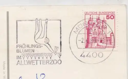 ZOO - Zoo Münster, Werbestempel 1980