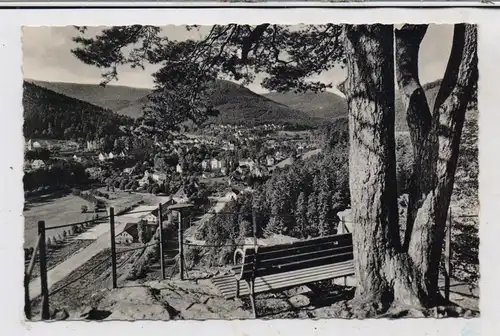 7506 BAD HERRENALB, Blick vom Falkenstein, 1965