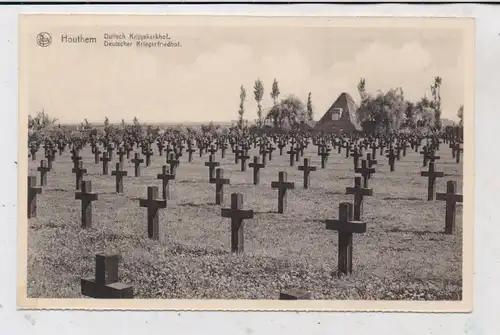 B 8630 VEURNE - HOUTHEM,, Duitsch Krijkskerkhof / Deutscher Kriegerfriedhof