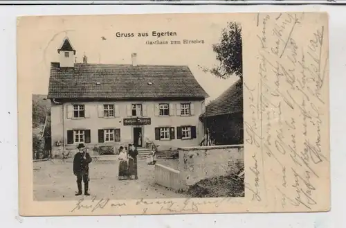 7842 KANDERN - EGERTEN, Gasthaus zum Hirschen, Jäger, Trachten, 1905