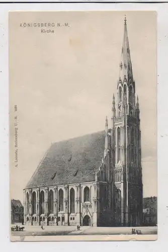 NEUMARK - KÖNIGSBERG / CHOJNA, Kirche, Verlag Lorentz - Boitzenburg, ca. 1905