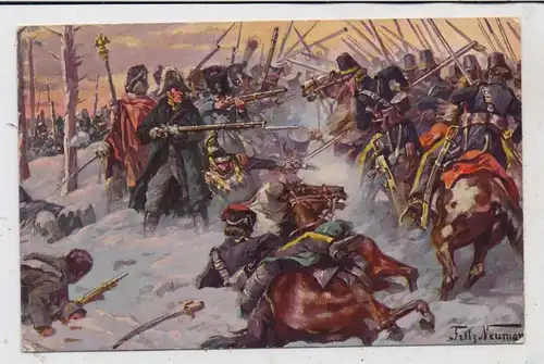RU 216100 KRASNOI, Schlacht bei Krasnoi, Napoleon,1812, Künstler-Karte Fritz Neumann