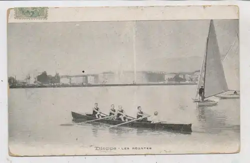 SPORT - RUDERN - Dieppe, Les Regates, 1905