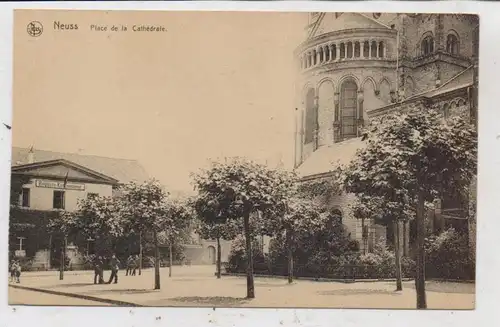 4040 NEUSS, Belgische kommandantur an der Kathedrale, 1924