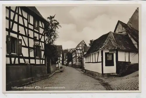 5340 BAD HONNEF - RHÖNDORF, Löwenburgstrasse, 1933, Aufruf zum Generalstreik