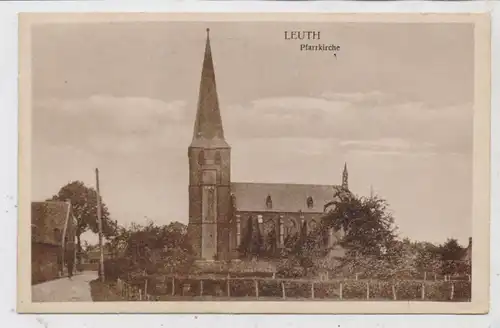 4054 NETTETAL - LEUTH, Pfarrkirche, 1941, Verlag Giskes