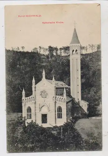 BÖHMEN & MÄHREN - EICHWALD / DUBI, Katholische Kirche, 1911
