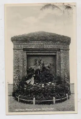 4190 KLEVE, Denkmal auf dem Ehrenfriedhof, 1935, Labs