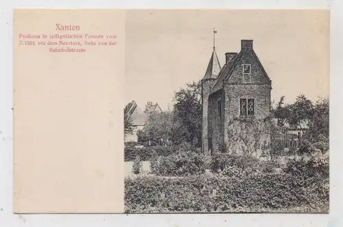 4232 XANTEN, Pesthaus neben der Bahnhofstrasse, 1906, Verlag Bullmann
