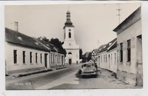 A 2061 HADRES - OBRITZ, Strassenpartie, OPEL REKORD