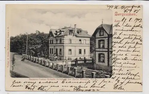 4709 BERGKAMEN, Beamten - Casino Schacht Grimberg der Zeche Monopol, 1902