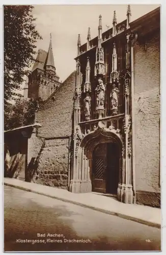 5100 AACHEN, Klostergasse, Kleines Drachenloch