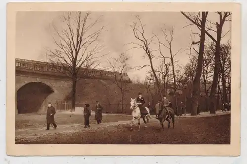 1000 BERLIN - TIERGARTEN, Morgenritt am Bahndamm, Verlag Grünthal - Breslau