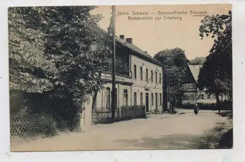 0-8305 KÖNIGSTEIN - GOHRISCH, Restauration zur Erholung, 1923