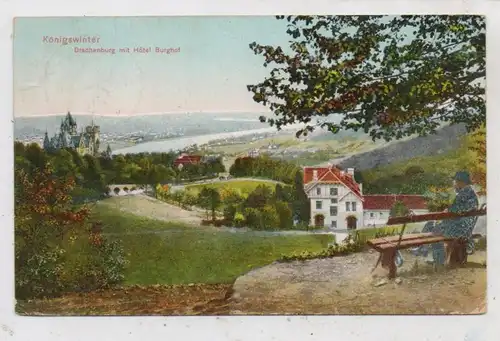 5330 KÖNIGSWINTER, Hotel Burghof, Drachenburg, Verlag Trenkler