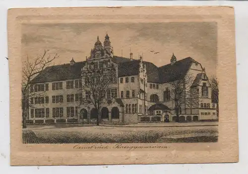 4500 OSNABRÜCK, Ratsgymnasium, Künstler-Karte